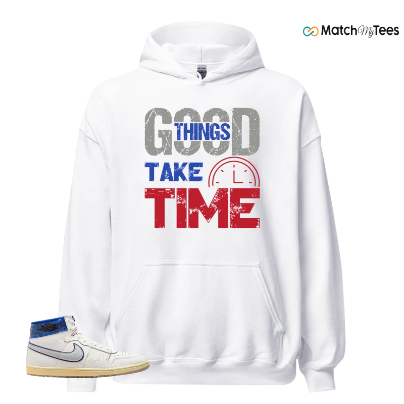 NIKE JORDAN AIR SHIP X AWAKE NY GAME ROYAL SNEAKER Matching Tees hoodie