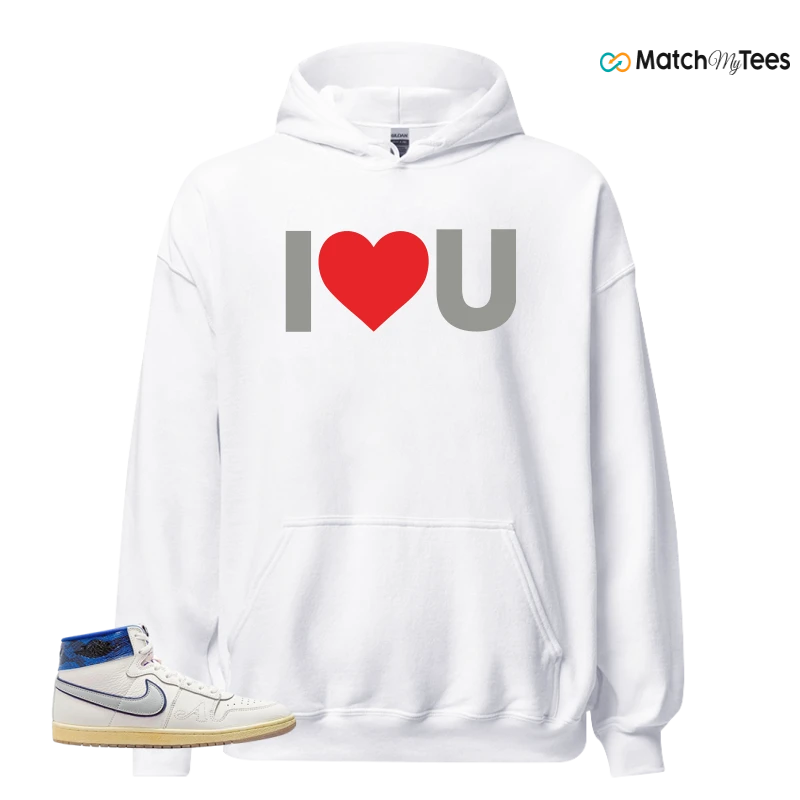 NIKE JORDAN AIR SHIP X AWAKE NY GAME ROYAL SNEAKER Matching Tees hoodie
