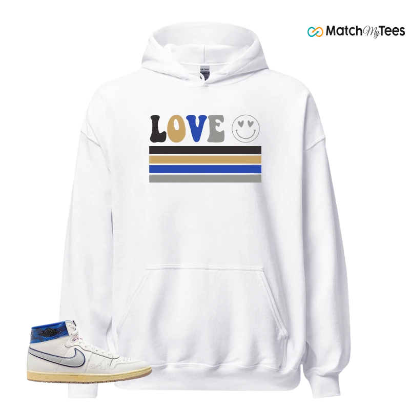 NIKE JORDAN AIR SHIP X AWAKE NY GAME ROYAL SNEAKER Matching Tees hoodie