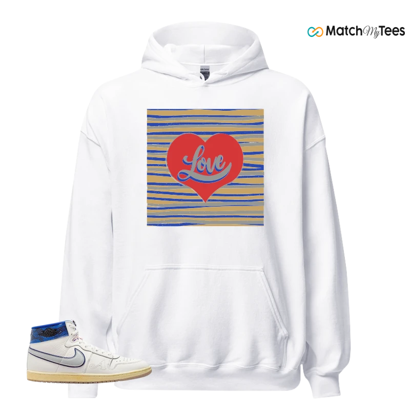 NIKE JORDAN AIR SHIP X AWAKE NY GAME ROYAL SNEAKER Matching Tees hoodie