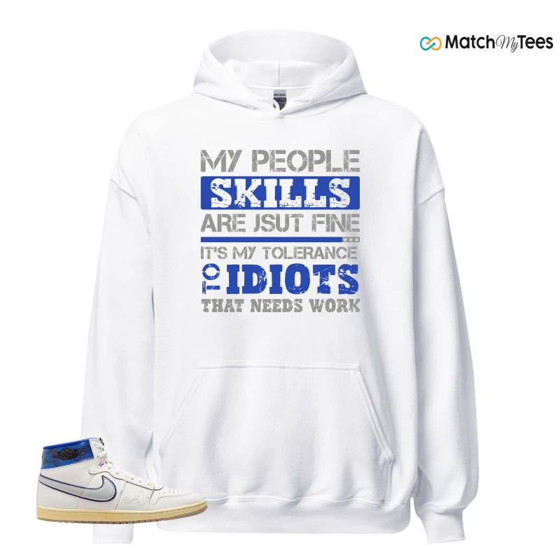 NIKE JORDAN AIR SHIP X AWAKE NY GAME ROYAL SNEAKER Matching Tees hoodie