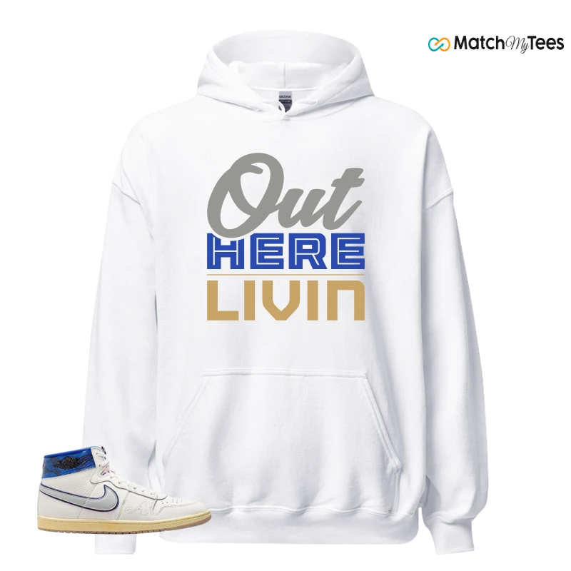 NIKE JORDAN AIR SHIP X AWAKE NY GAME ROYAL SNEAKER Matching Tees hoodie