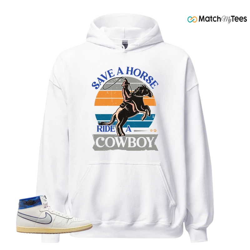NIKE JORDAN AIR SHIP X AWAKE NY GAME ROYAL SNEAKER Matching Tees hoodie
