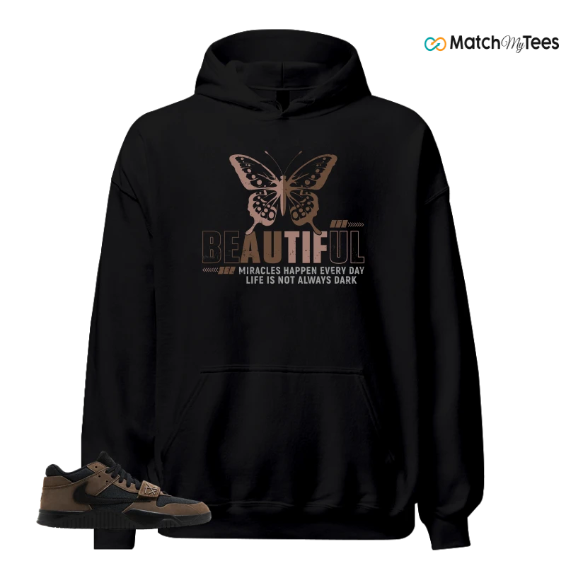 NIKE JORDAN JUMPMAN JACK TRAVIS SCOTT DARK MOCHA SNEAKER Matching Tees hoodie
