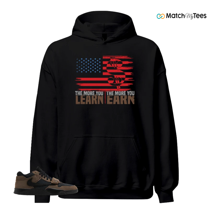 NIKE JORDAN JUMPMAN JACK TRAVIS SCOTT DARK MOCHA SNEAKER Matching Tees hoodie