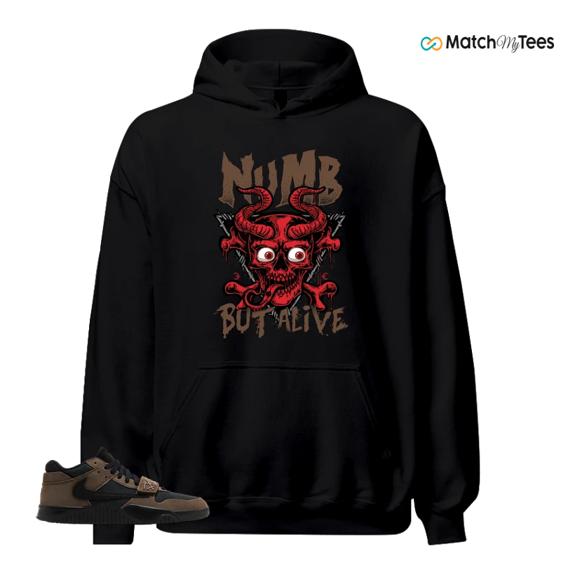 NIKE JORDAN JUMPMAN JACK TRAVIS SCOTT DARK MOCHA SNEAKER Matching Tees hoodie