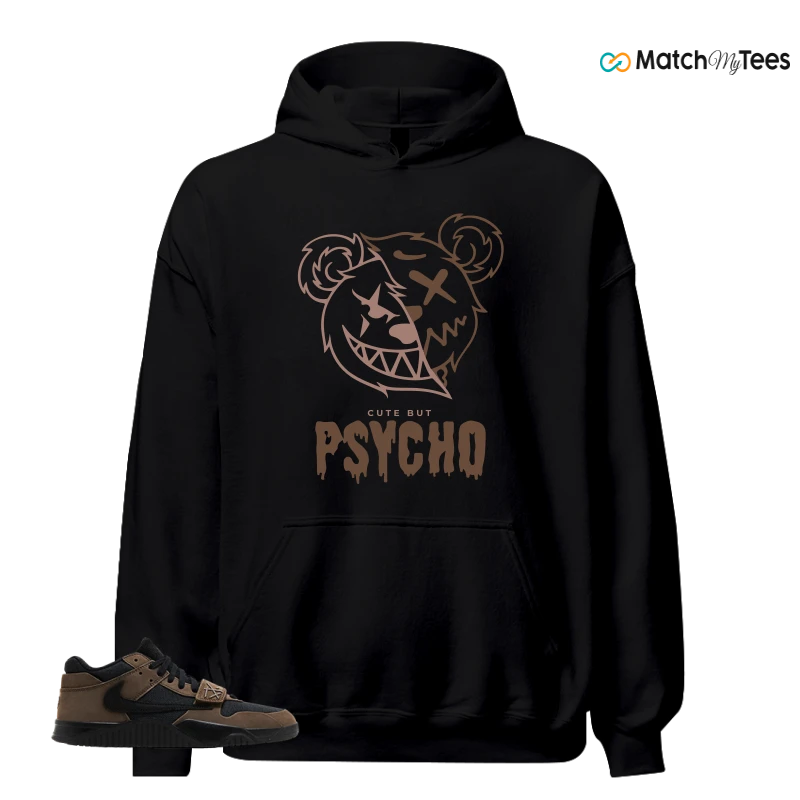 NIKE JORDAN JUMPMAN JACK TRAVIS SCOTT DARK MOCHA SNEAKER Matching Tees hoodie