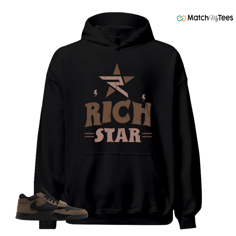 NIKE JORDAN JUMPMAN JACK TRAVIS SCOTT DARK MOCHA SNEAKER Matching Tees hoodie