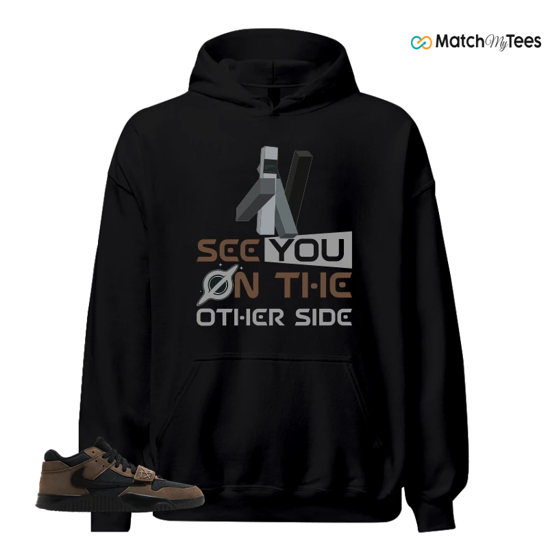 NIKE JORDAN JUMPMAN JACK TRAVIS SCOTT DARK MOCHA SNEAKER Matching Tees hoodie