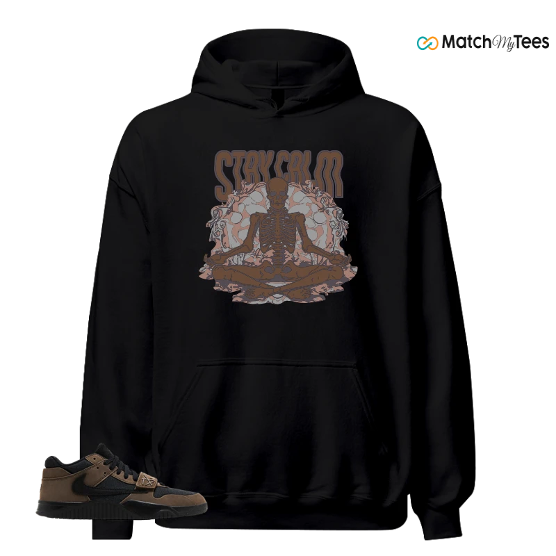 NIKE JORDAN JUMPMAN JACK TRAVIS SCOTT DARK MOCHA SNEAKER Matching Tees hoodie