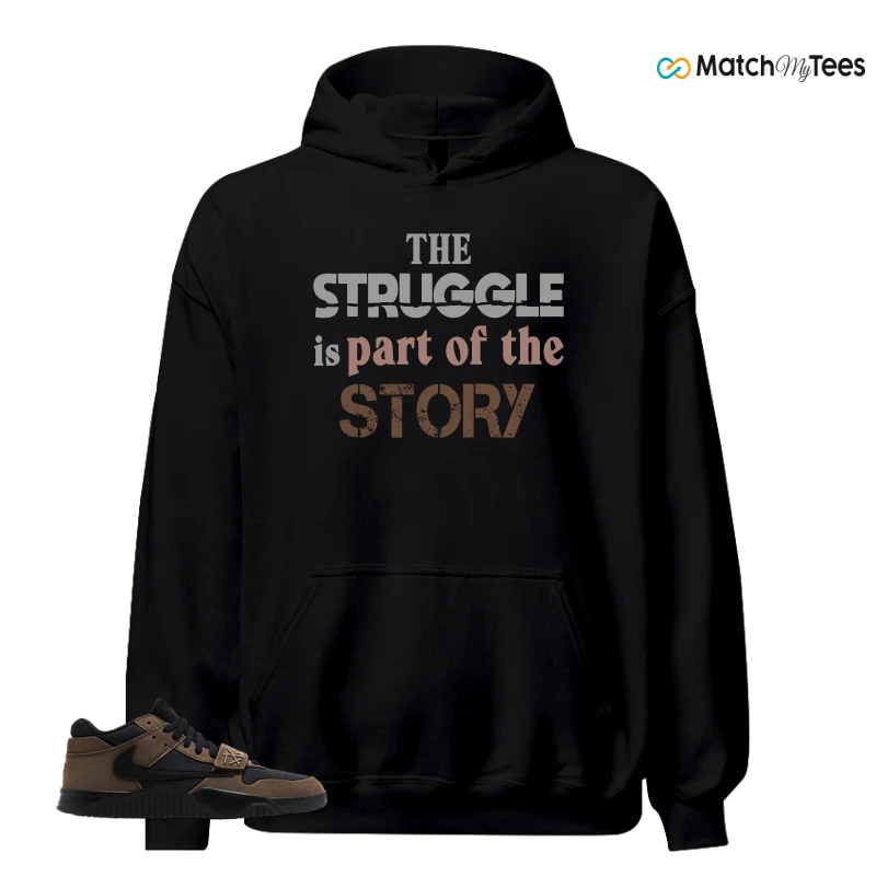 NIKE JORDAN JUMPMAN JACK TRAVIS SCOTT DARK MOCHA SNEAKER Matching Tees hoodie