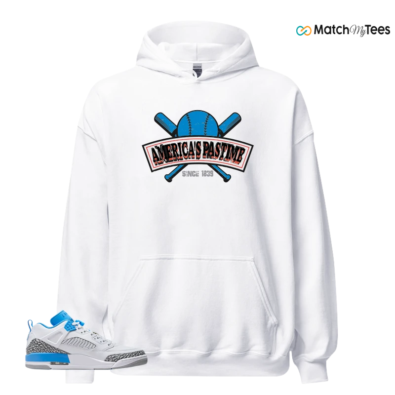 NIKE JORDAN SPIZIKE LOW UNC SNEAKER Matching Tees hoodie