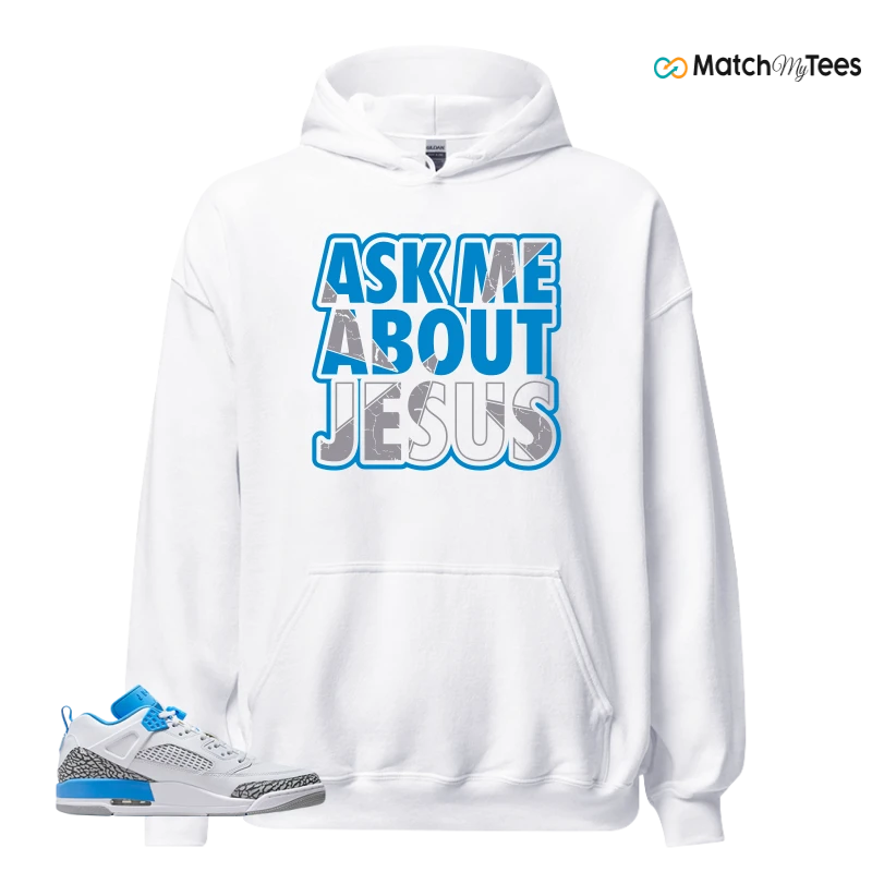 NIKE JORDAN SPIZIKE LOW UNC SNEAKER Matching Tees hoodie