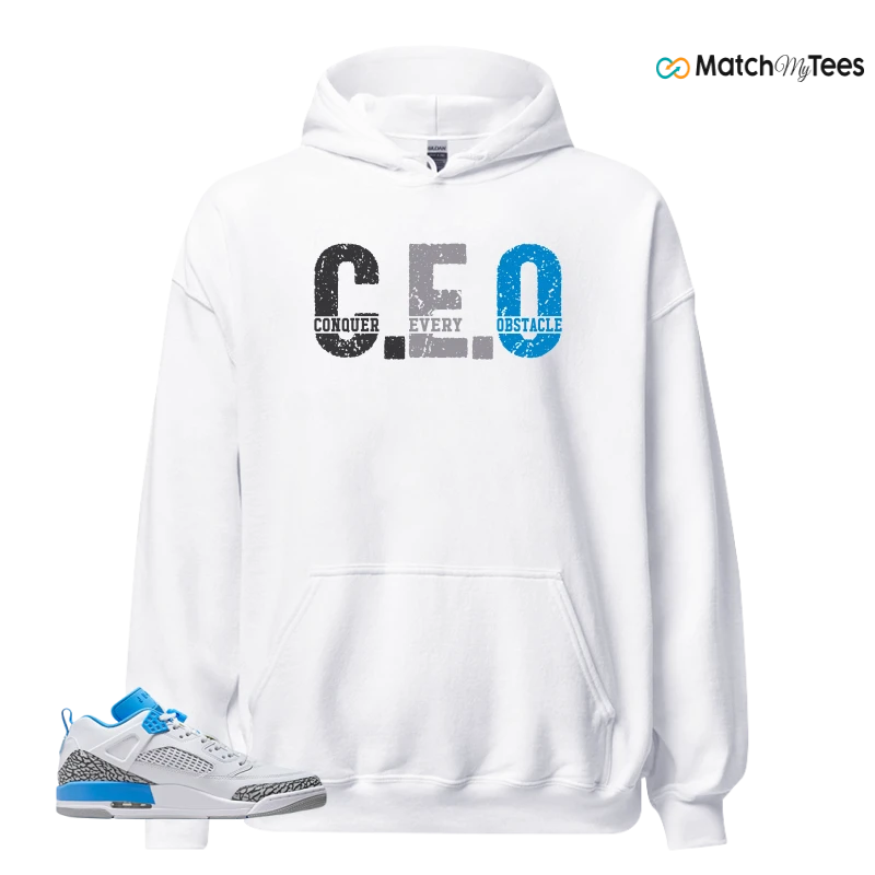 NIKE JORDAN SPIZIKE LOW UNC SNEAKER Matching Tees Hoodie for Men