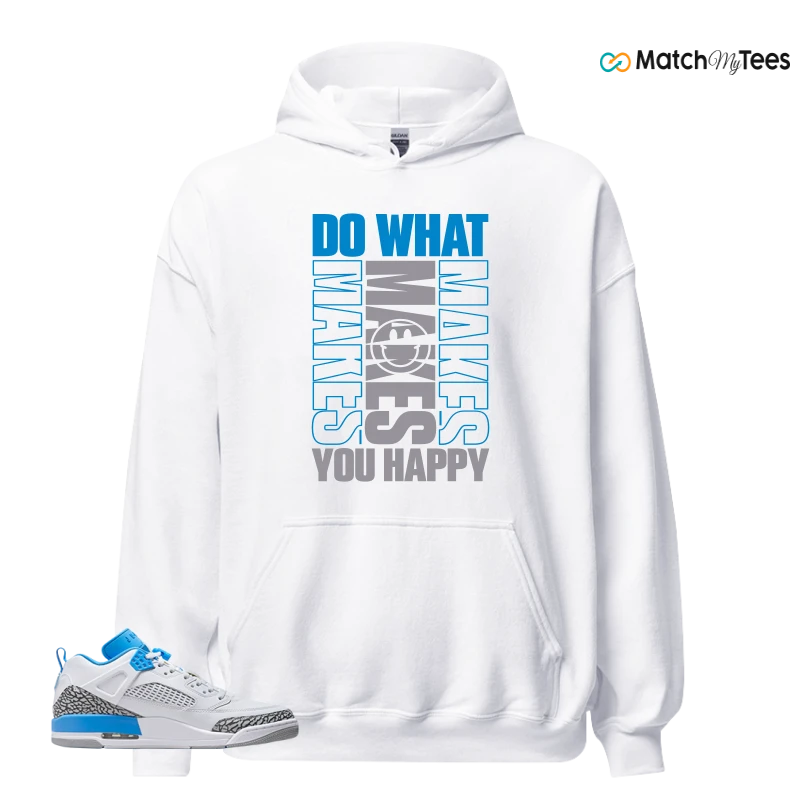 NIKE JORDAN SPIZIKE LOW UNC SNEAKER Matching Tees hoodie