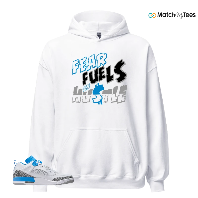 NIKE JORDAN SPIZIKE LOW UNC SNEAKER Matching Tees hoodie