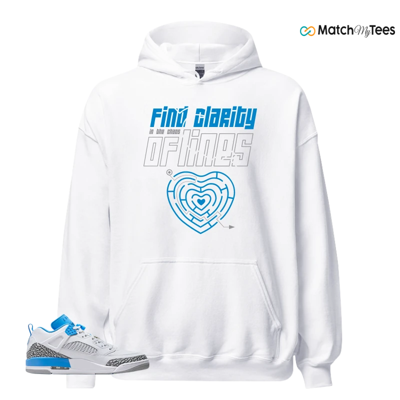 NIKE JORDAN SPIZIKE LOW UNC SNEAKER Matching Tees hoodie