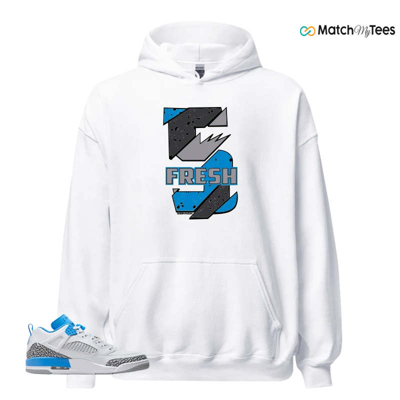 NIKE JORDAN SPIZIKE LOW UNC SNEAKER Matching Tees hoodie