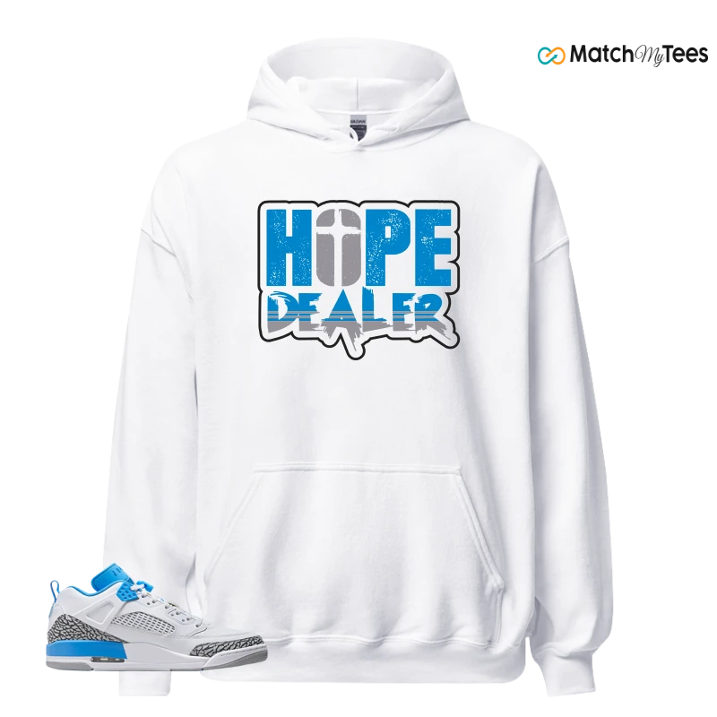 NIKE JORDAN SPIZIKE LOW UNC SNEAKER Matching Tees hoodie