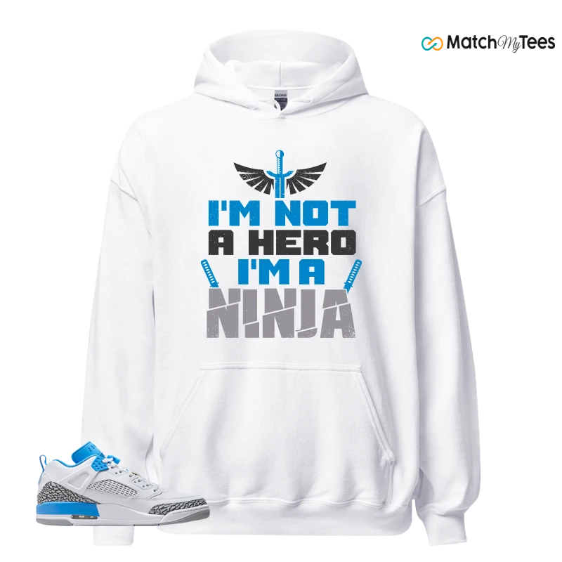 NIKE JORDAN SPIZIKE LOW UNC SNEAKER Matching Tees hoodie