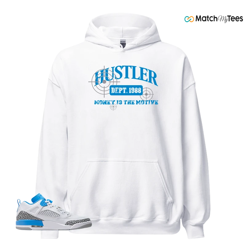 NIKE JORDAN SPIZIKE LOW UNC SNEAKER Matching Tees hoodie