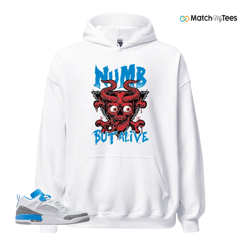 NIKE JORDAN SPIZIKE LOW UNC SNEAKER Matching Tees hoodie
