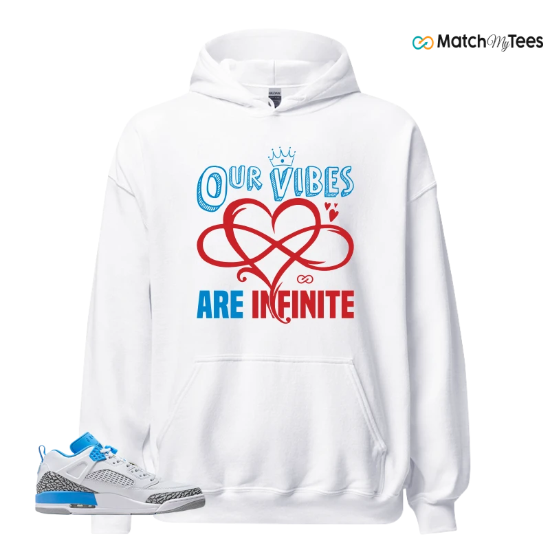 NIKE JORDAN SPIZIKE LOW UNC SNEAKER Matching Tees hoodie