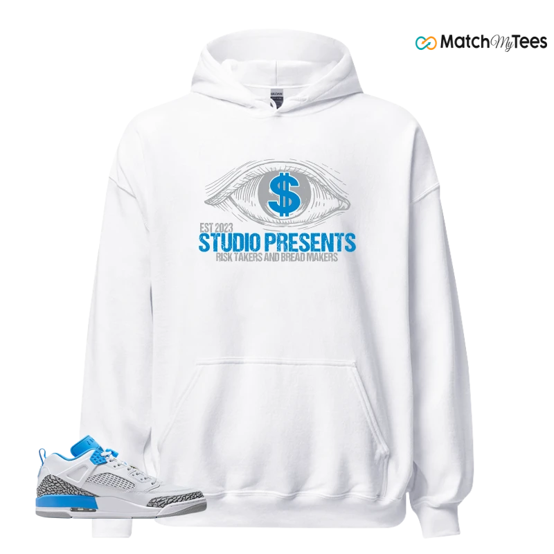 NIKE JORDAN SPIZIKE LOW UNC SNEAKER Matching Tees hoodie