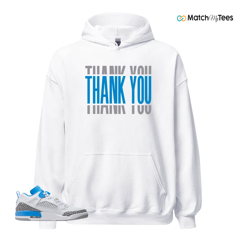 NIKE JORDAN SPIZIKE LOW UNC SNEAKER Matching Tees hoodie