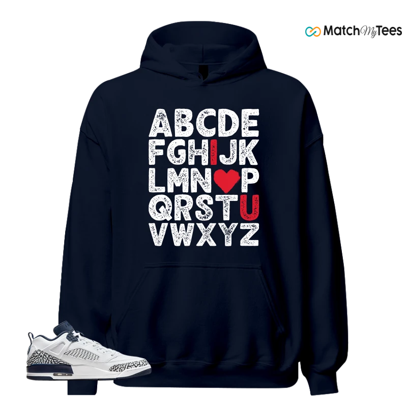 NIKE JORDAN SPIZIKE LOW WHITE OBSIDIAN SNEAKER Matching Tees hoodie