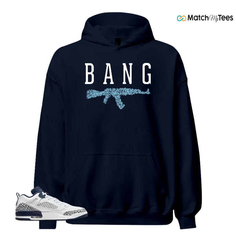 NIKE JORDAN SPIZIKE LOW WHITE OBSIDIAN SNEAKER Matching Tees hoodie
