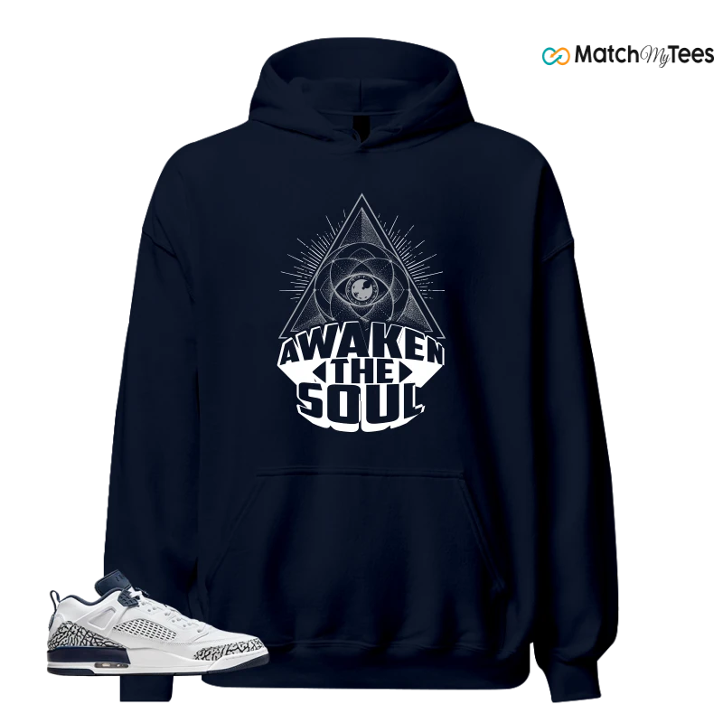 NIKE JORDAN SPIZIKE LOW WHITE OBSIDIAN SNEAKER Matching Tees hoodie