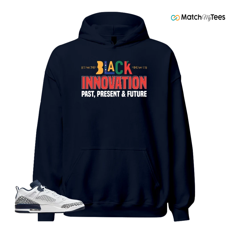 NIKE JORDAN SPIZIKE LOW WHITE OBSIDIAN SNEAKER Matching Tees hoodie
