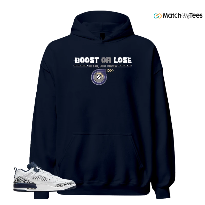 NIKE JORDAN SPIZIKE LOW WHITE OBSIDIAN SNEAKER Matching Tees hoodie