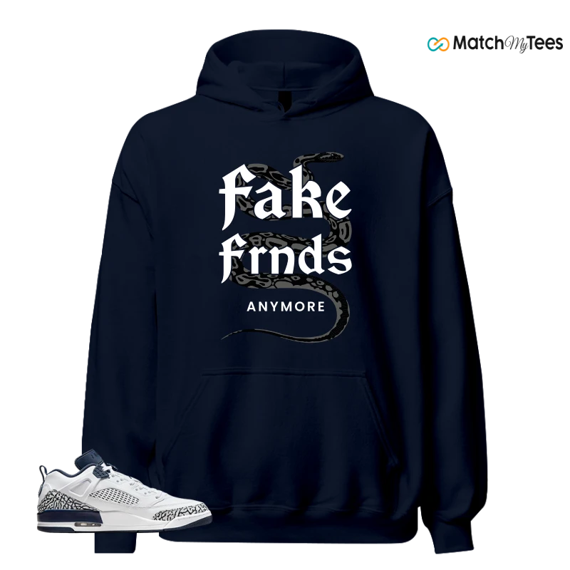 NIKE JORDAN SPIZIKE LOW WHITE OBSIDIAN SNEAKER Matching Tees hoodie