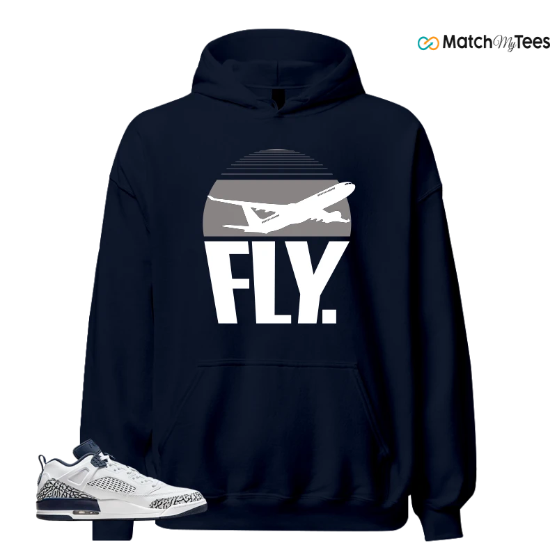 NIKE JORDAN SPIZIKE LOW WHITE OBSIDIAN SNEAKER Matching Tees hoodie
