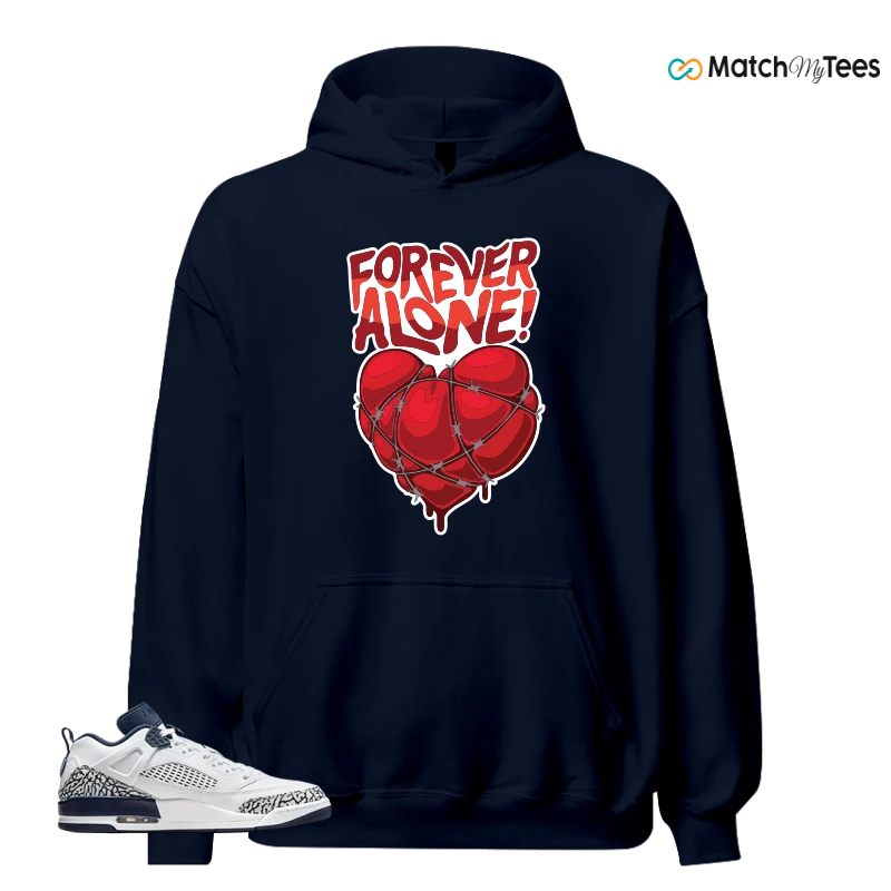 NIKE JORDAN SPIZIKE LOW WHITE OBSIDIAN SNEAKER Matching Tees Hoodie for Men