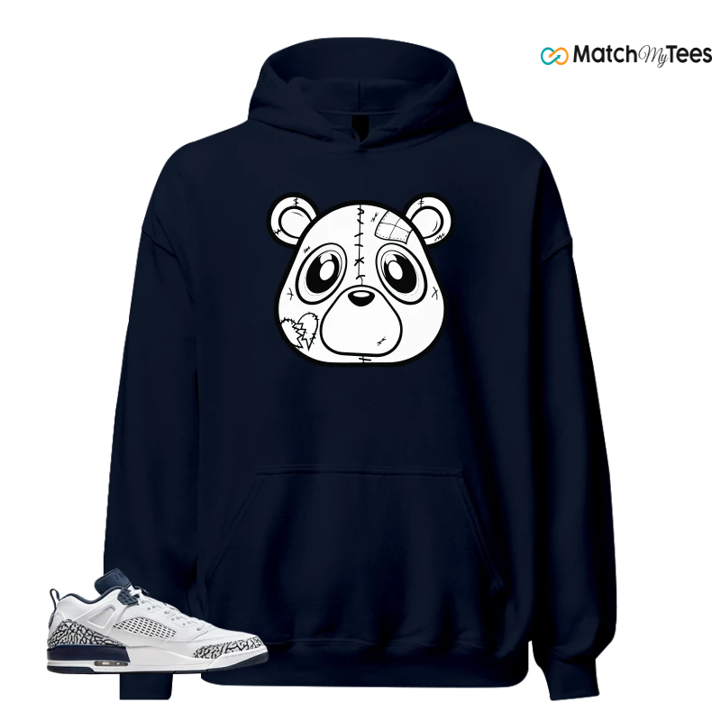 NIKE JORDAN SPIZIKE LOW WHITE OBSIDIAN SNEAKER Matching Tees hoodie