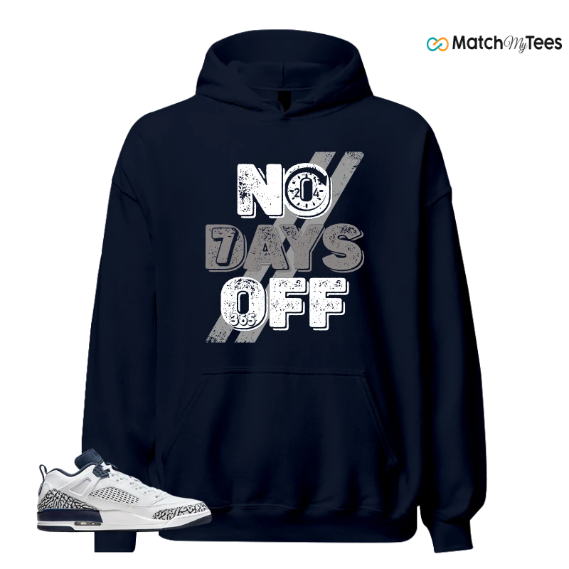 NIKE JORDAN SPIZIKE LOW WHITE OBSIDIAN SNEAKER Matching Tees hoodie