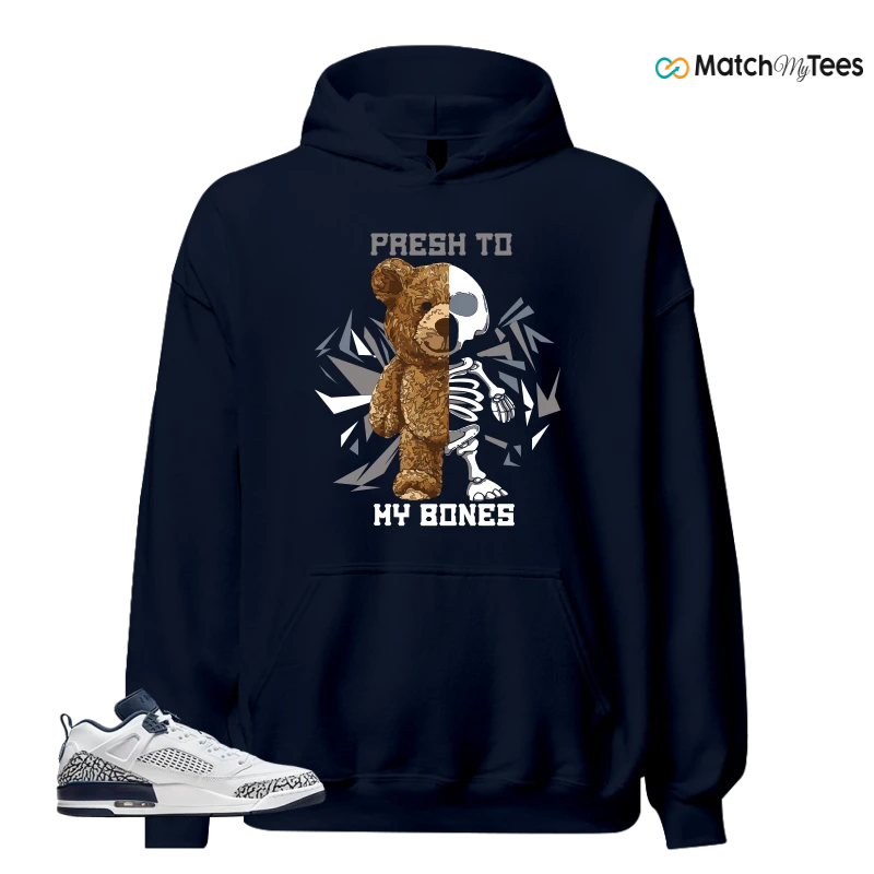 NIKE JORDAN SPIZIKE LOW WHITE OBSIDIAN SNEAKER Matching Tees hoodie