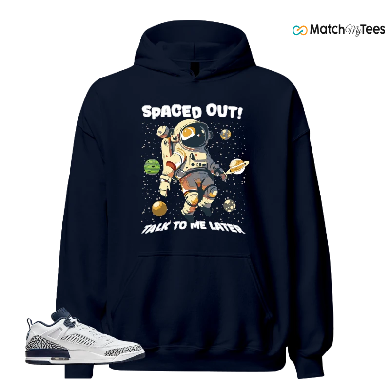 NIKE JORDAN SPIZIKE LOW WHITE OBSIDIAN SNEAKER Matching Tees hoodie