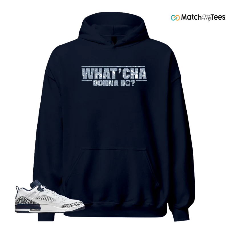 NIKE JORDAN SPIZIKE LOW WHITE OBSIDIAN SNEAKER Matching Tees hoodie