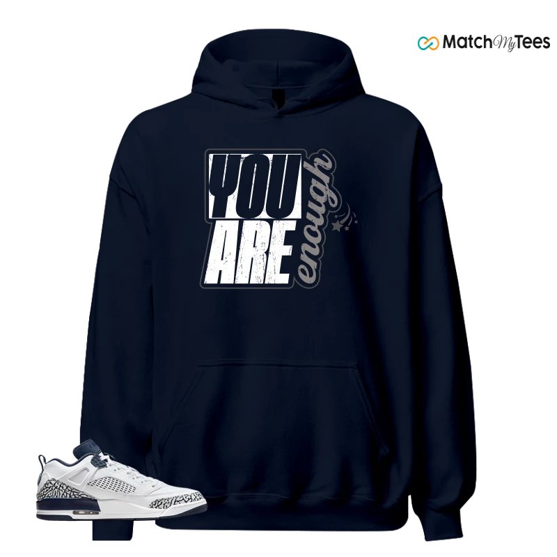 NIKE JORDAN SPIZIKE LOW WHITE OBSIDIAN SNEAKER Matching Tees hoodie