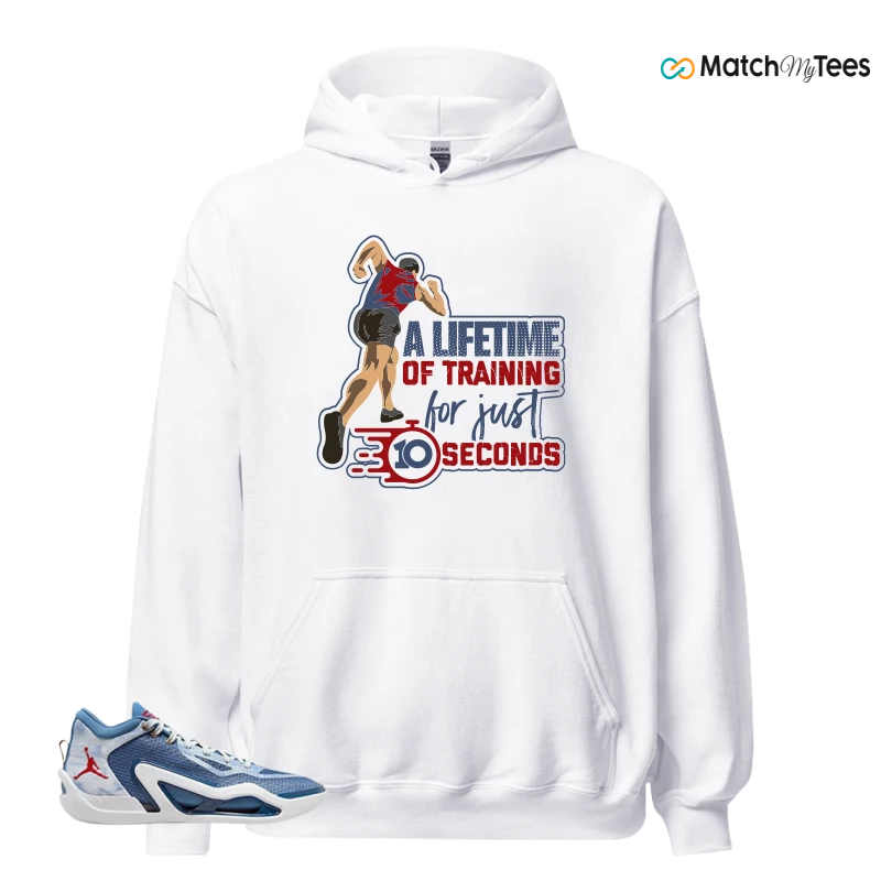 NIKE JORDAN TATUM 1 DENIM SNEAKER Matching Tees hoodie