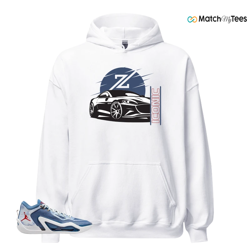 NIKE JORDAN TATUM 1 DENIM SNEAKER Matching Tees Hoodie for Men