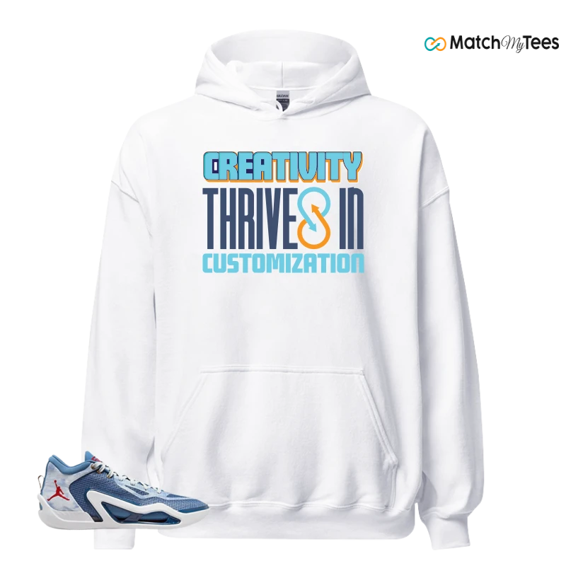 NIKE JORDAN TATUM 1 DENIM SNEAKER Matching Tees Hoodie for Men