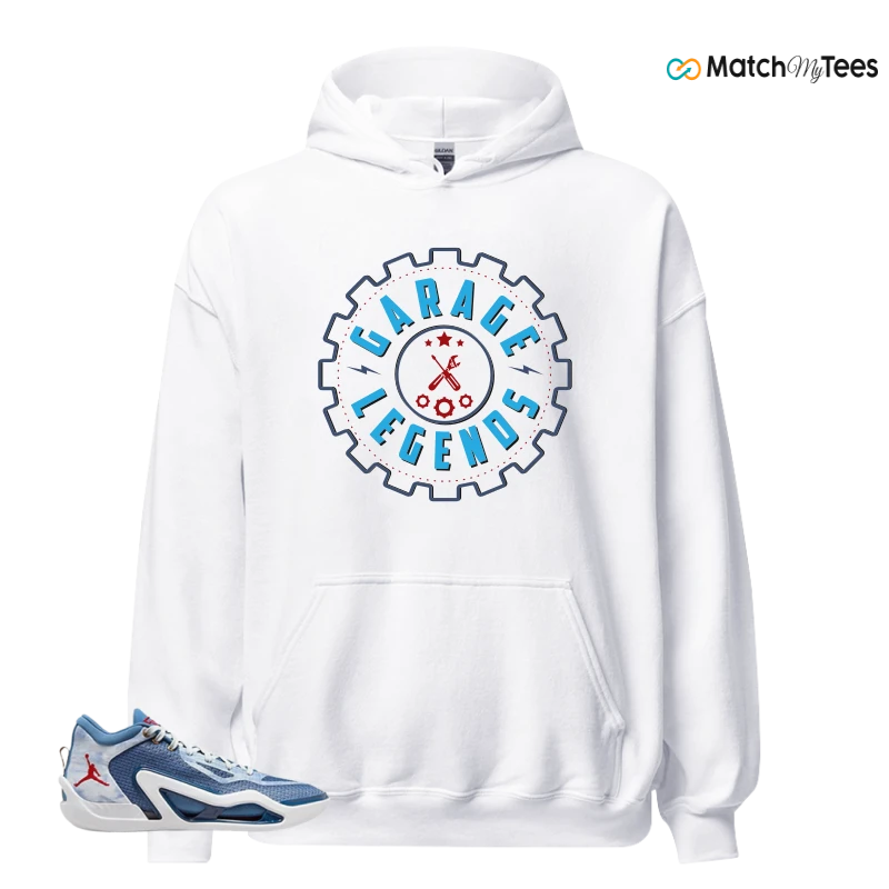 NIKE JORDAN TATUM 1 DENIM SNEAKER Matching Tees hoodie
