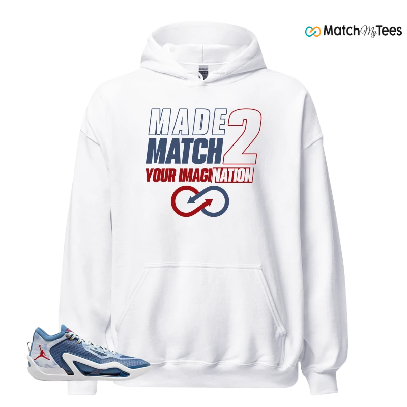 NIKE JORDAN TATUM 1 DENIM SNEAKER Matching Tees hoodie