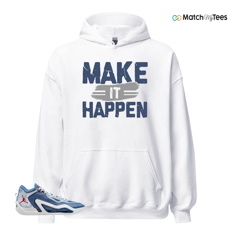 NIKE JORDAN TATUM 1 DENIM SNEAKER Matching Tees hoodie
