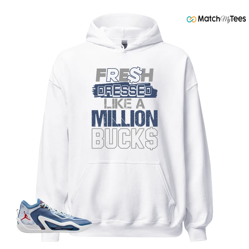 NIKE JORDAN TATUM 1 DENIM SNEAKER Matching Tees hoodie